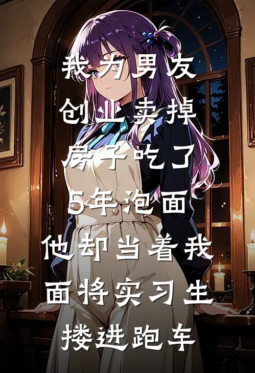 我为男友创业卖掉房子吃了5年泡面，他却当着我面将实习生搂进跑车