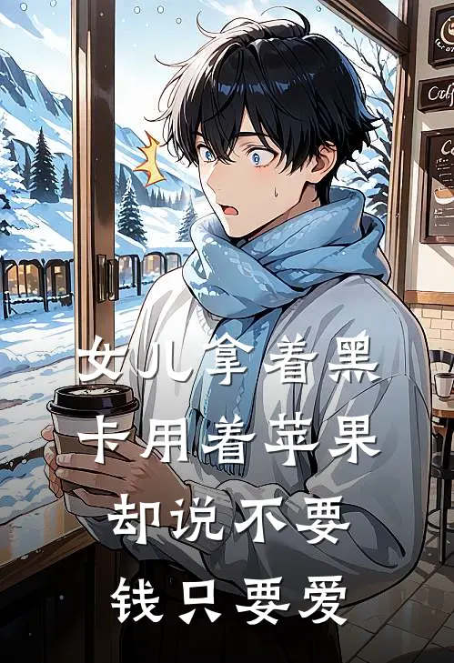 女儿拿着黑卡用着苹果，却说不要钱只要爱