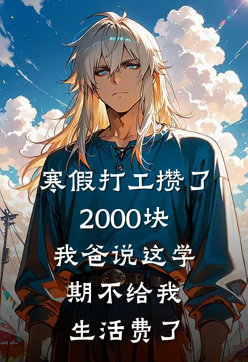 寒假打工攒了2000块，我爸说这学期不给我生活费了